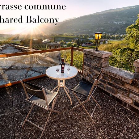 Bed and Breakfast Castel De Daval Sierre Exterior foto
