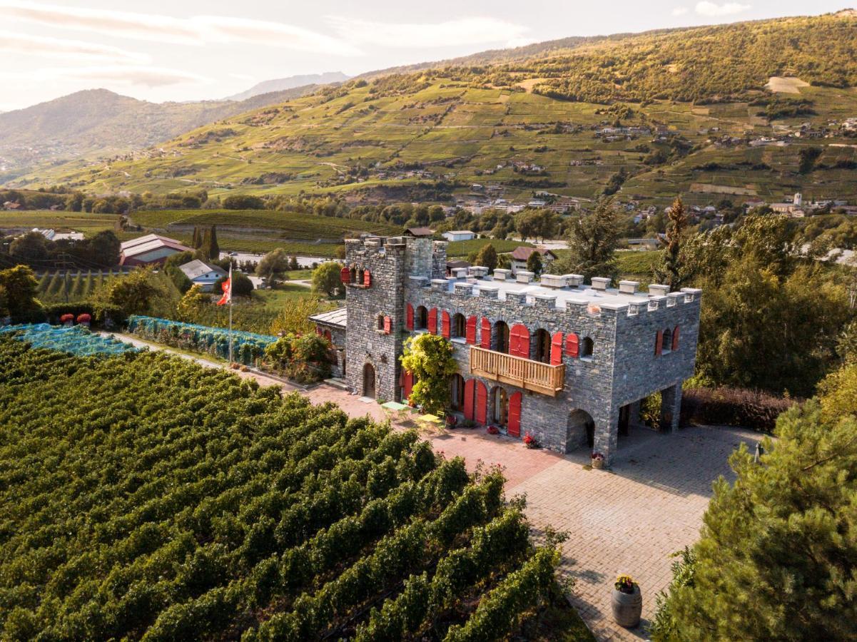Bed and Breakfast Castel De Daval Sierre Exterior foto