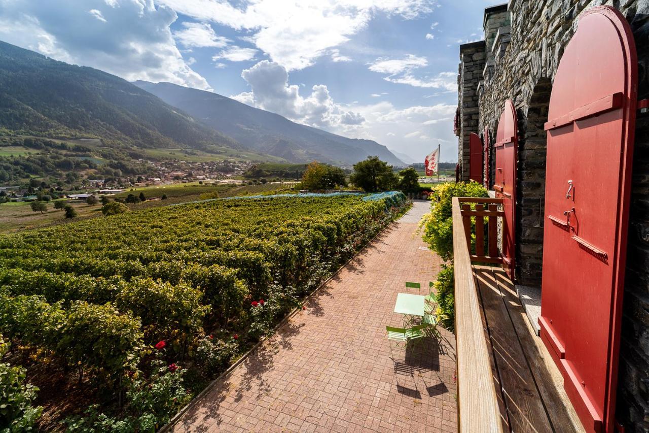 Bed and Breakfast Castel De Daval Sierre Exterior foto