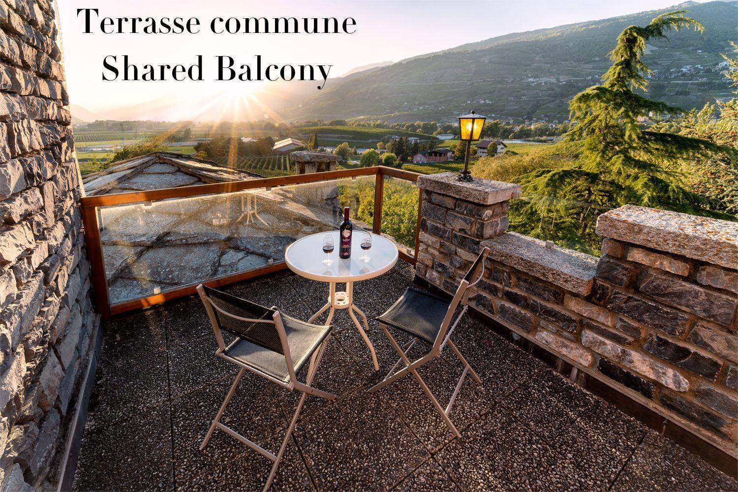 Bed and Breakfast Castel De Daval Sierre Exterior foto